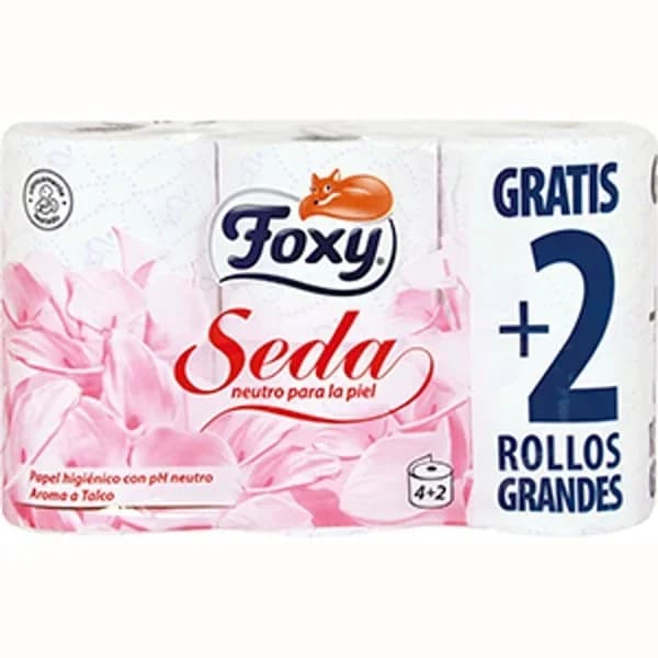 Papel Higiénico Seda 4+2UD - 1 ud - Imagen del producto en Findit