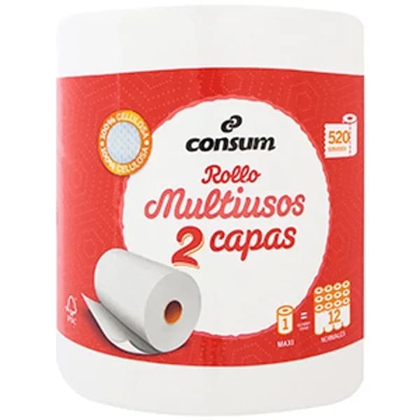 Rollo Multiusos 2 Capas 125 metros - 1 ud - Imagen del producto en Findit