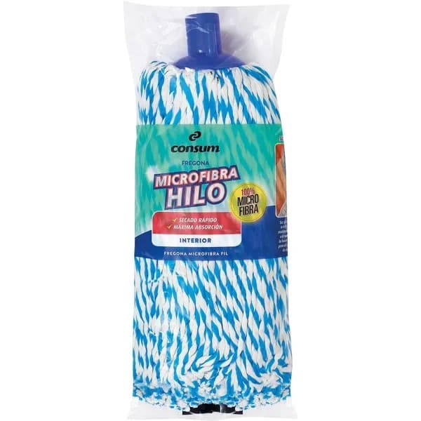 Recambio Fregona Hilo Microfibra Trenzada - 1 ud - Imagen del producto en Findit
