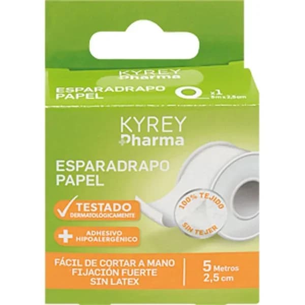 Esparadrapo Blanco Tejido sin tejer 5mx2,5cm - 1 ud - Imagen del producto en Findit