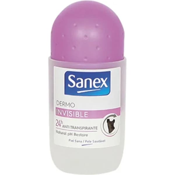 Desodorante para mujer invisible SANEX, roll on 50 ml - 0.05 l - Imagen del producto en Findit