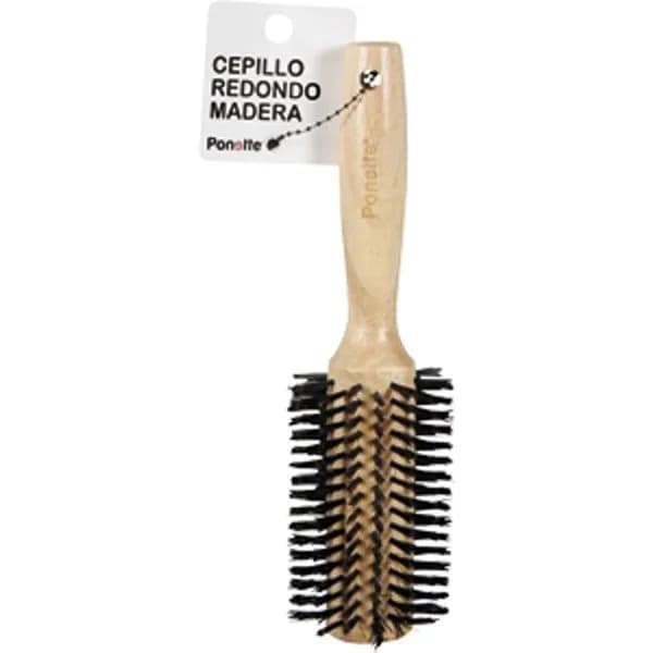 Cepillo Redondo Madera - 1 ud - Imagen del producto en Findit