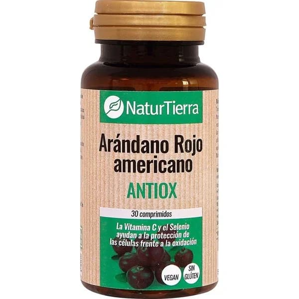 Arándano rojo Antiox vitamina C 30 comprimidos - 1 ud - Imagen del producto en Findit