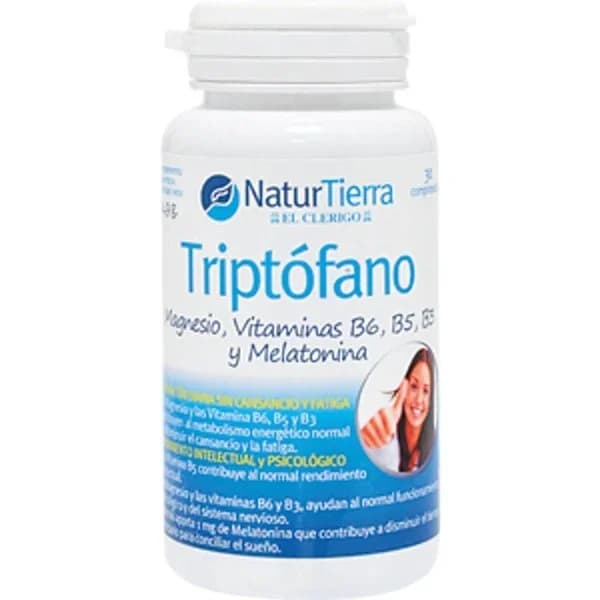 Triptófano + spirulina, 30 comprimidos - 1 ud - Imagen del producto en Findit