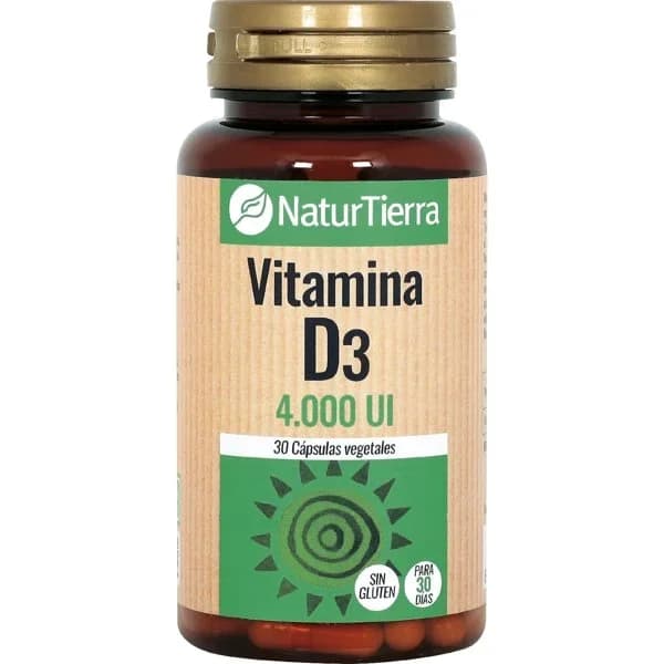 Vitamina D3 4000 UI 30 cápsula vegetales - 0.02 kg - Imagen del producto en Findit