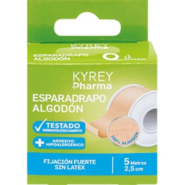 Esparadrapo Algodón Color Piel 5m x 2,5cm - 1 ud - Imagen del producto en Findit