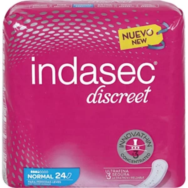 Compresa Incontinencia Normal Discreet - 24 ud - Imagen del producto en Findit