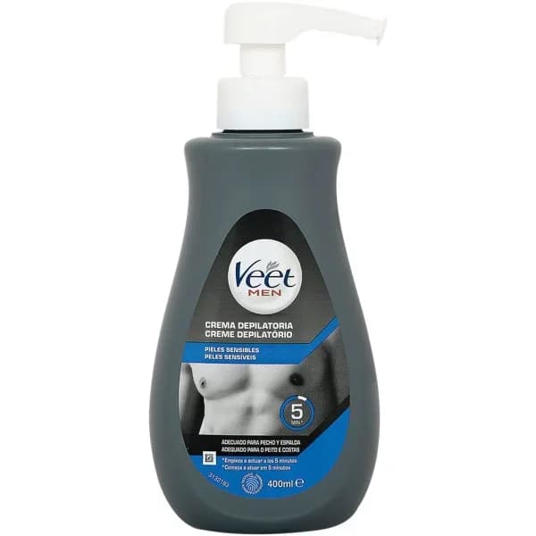 Gel depilatorio para hombre piel sensible VEET, tubo 400 ml - 0.4 l - Imagen del producto en Findit
