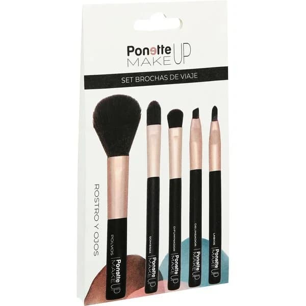 Set Brochas de Viaje MakeUp - 1 ud - Imagen del producto en Findit