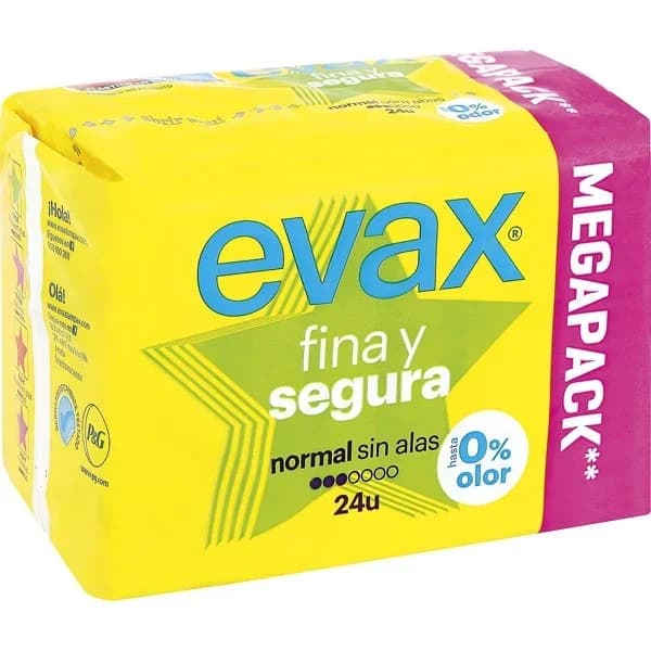 Compresas sin Alas Normal Fina y Segura - 23.9 ud - Imagen del producto en Findit