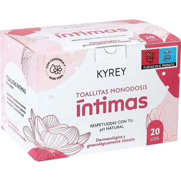 Toallitas Íntimas Monodosis - 20 ud - Imagen del producto en Findit