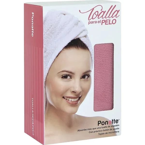 Turbante Toalla Microfibra - 1 ud - Imagen del producto en Findit