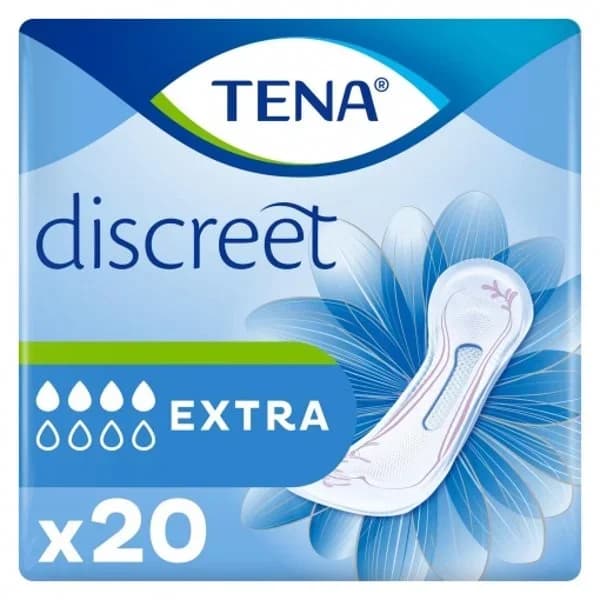 Compresa de incontinencia extra TENA Discreet, paquete 20 uds - 20.11 ud - Imagen del producto en Findit