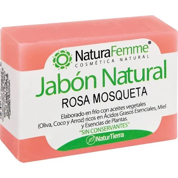 Jabón Natural Rosa Mosqueta - 0.1 kg - Imagen del producto en Findit