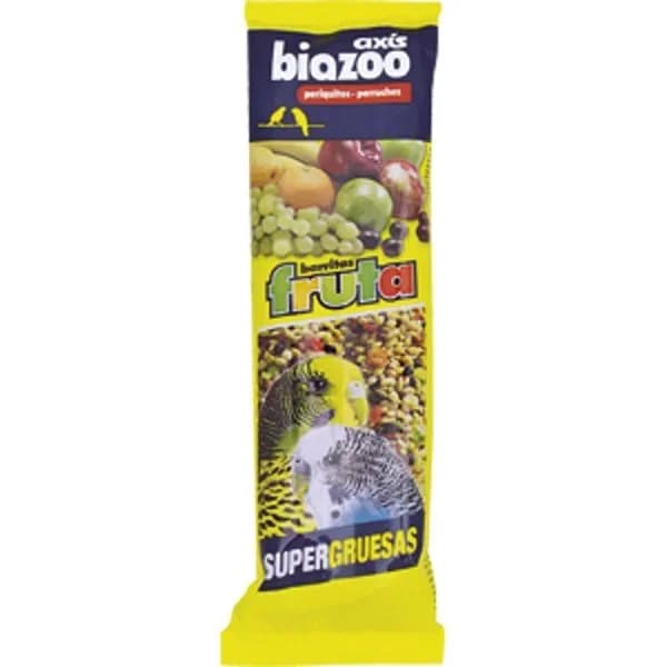 Periquito barrita fruta BIOZOO, caja 60 g - 2 ud - Imagen del producto en Findit