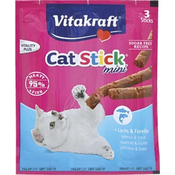 Snack stick salmón para gato adulto Cat Stick 3 ud. - 0.02 kg - Imagen del producto en Findit