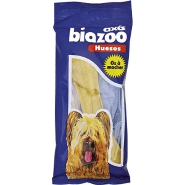 Snack Cuero Perro Hueso Prensado 16 cm - 1 ud - Imagen del producto en Findit