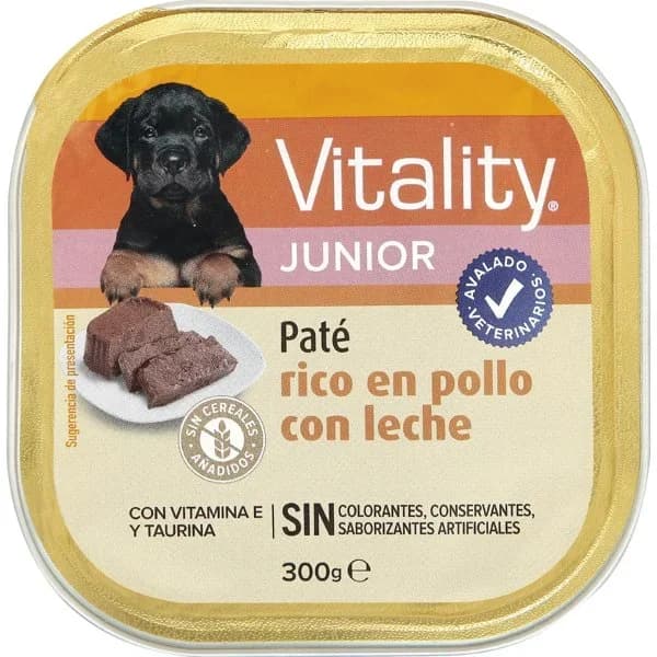 Tarrina Paté Júnior Rico en Pollo y Leche - 0.3 kg - Imagen del producto en Findit