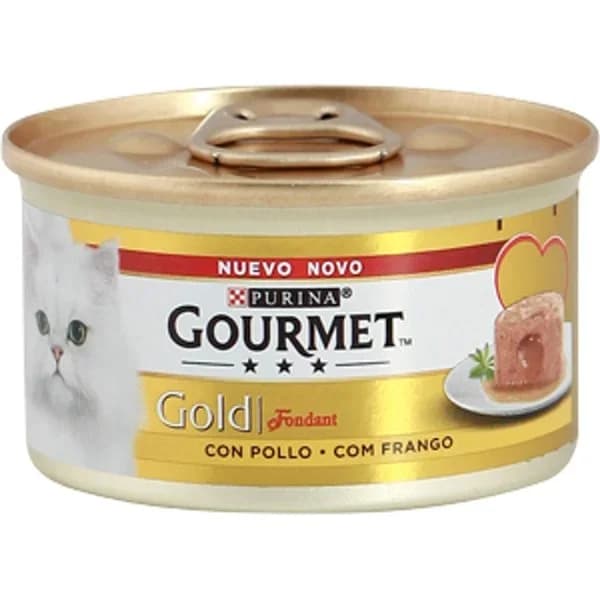 Comida Húmeda Gato Gold Fondant Pollo 85G - 0.09 kg - Imagen del producto en Findit