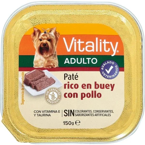 Comida Húmeda Perros Rica en Buey y Pollo - 0.15 kg - Imagen del producto en Findit