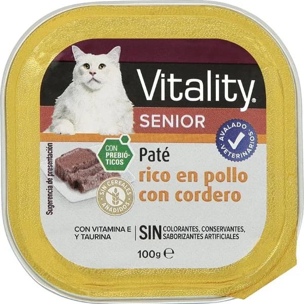 Comida Húmeda Gato Rico en Pollo Sénior - 0.1 kg - Imagen del producto en Findit