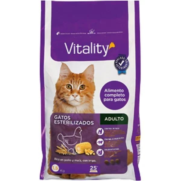 Comida Seca Gatos Esterilizados - 1.5 kg - Imagen del producto en Findit