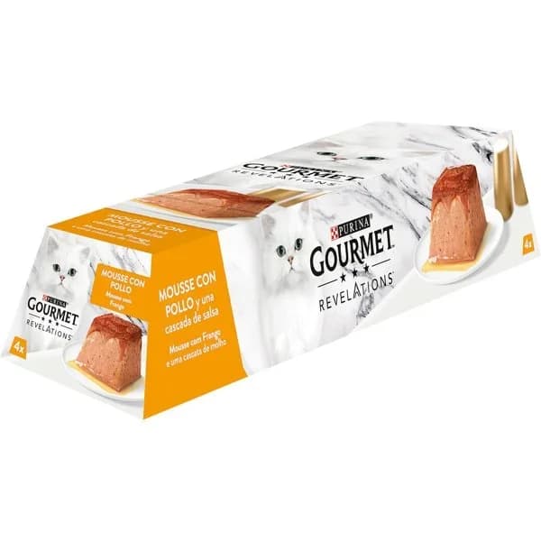 Comida Húmeda Gato Revelations Mousse de Pollo 4 x - 0.23 kg - Imagen del producto en Findit