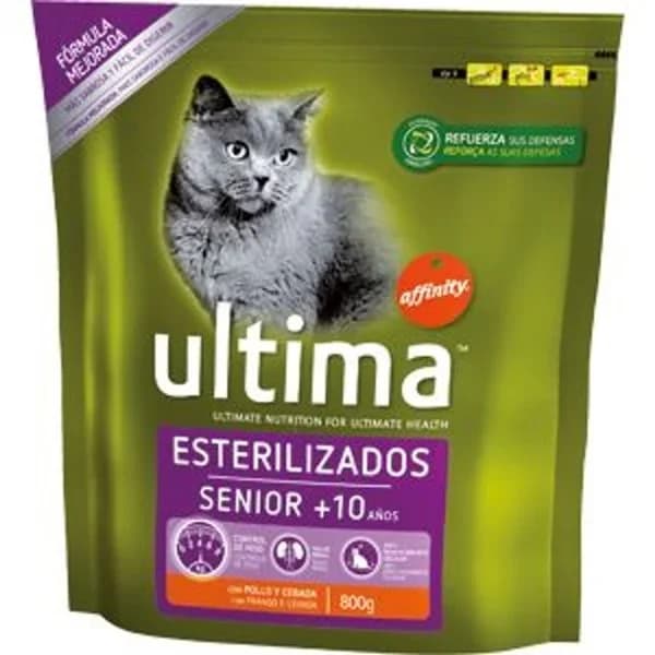 Pienso para gatos senior esterilizados 800 g - 0.8 kg - Imagen del producto en Findit