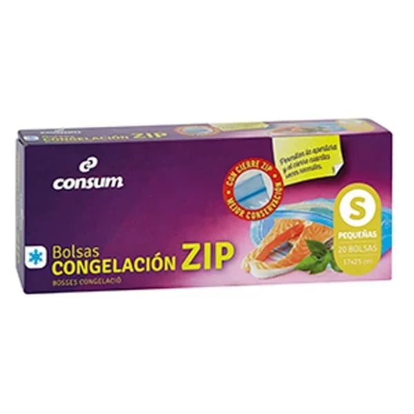 Bolsas Reutilizables Multiusos Zip Pequeña - 18.57 ud - Imagen del producto en Findit