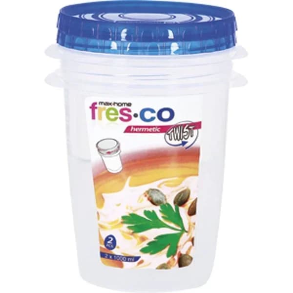 Hermetico Redondo Con Tapa 1L - 1.99 ud - Imagen del producto en Findit