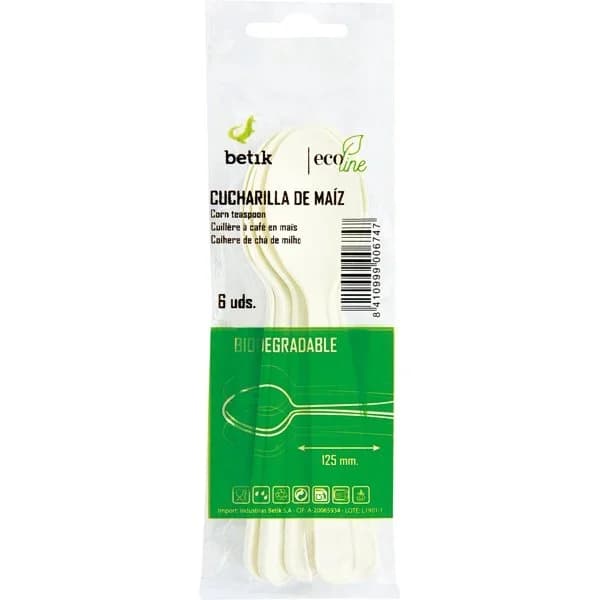 Cucharilla de Maíz 12 cm - 5.75 ud - Imagen del producto en Findit