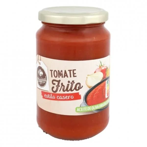 Tomate frito con aceite de oliva Carrefour tarro 350 g. - 0.35 kg - Imagen del producto en Findit