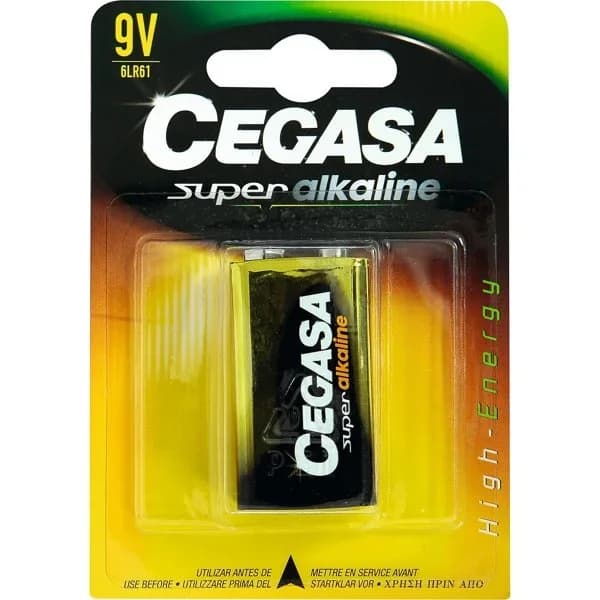 Pila 6LR61 9V Súper Alkaline - 1 ud - Imagen del producto en Findit