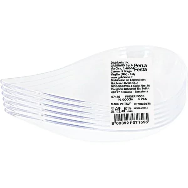 Bol Cuchara Aperitivo Transparente - 5.97 ud - Imagen del producto en Findit