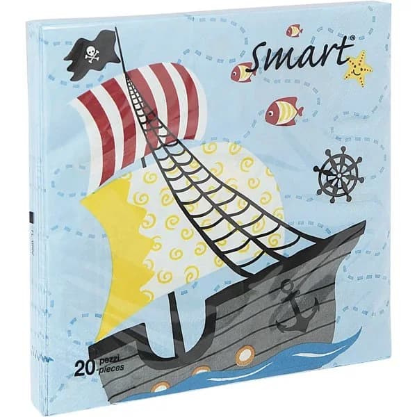 Servilleta Papel Pirata 33X33 2 Capas - 19.91 ud - Imagen del producto en Findit