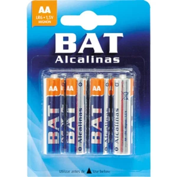 Pila Alcalina AA LR6 Pack de 4 - 3.96 ud - Imagen del producto en Findit