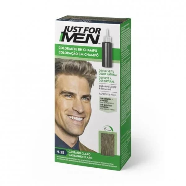 Colorante en champú castaño Just for Men 30 ml. - 0.03 l - Imagen del producto en Findit