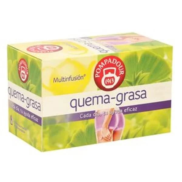 Infusión quema-grasa Pompadour caja 20 unidades - 19.93 ud - Imagen del producto en Findit
