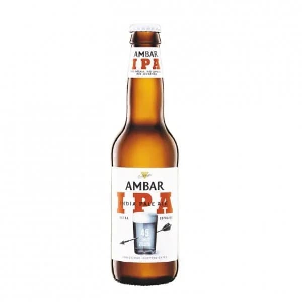 Cerveza IPA AMBAR, botellín 33 cl - 0.33 l - Imagen del producto en Findit