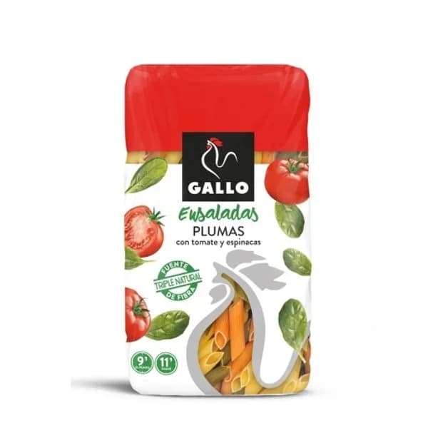 Plumas de tomate y espinacas especial ensaladas Gallo 450 g. - 0.45 kg - Imagen del producto en Findit