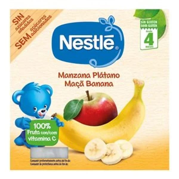 Potito Manzana y Plátano 4 x 100G - 0.4 kg - Imagen del producto en Findit