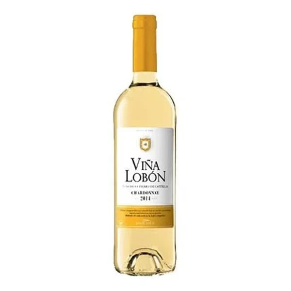 Vino de la Tierra de Castilla blanco chardonnay Viña Lobón 75 cl. - 1 ud - Imagen del producto en Findit