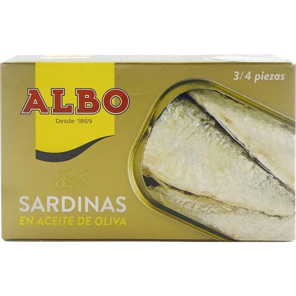 Sardinas Aceite Oliva - 0.09 kg - Imagen del producto en Findit
