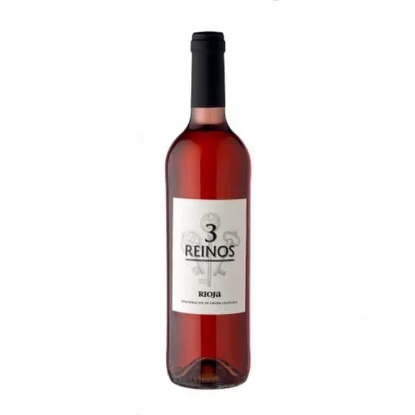 Vino rosado joven Tres Reinos D.O.Ca. Rioja 75 cl. - 1 ud - Imagen del producto en Findit
