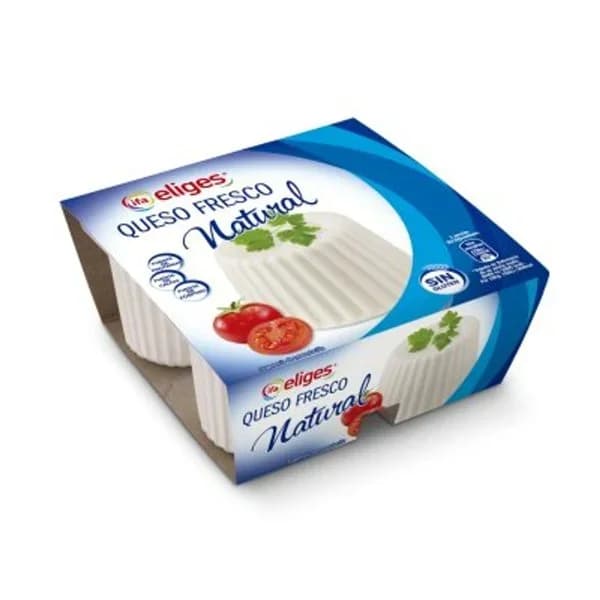 Queso fresco natural 4x62,5 g - 0.25 kg - Imagen del producto en Findit