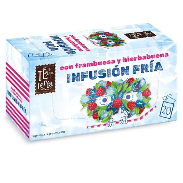 Infusión fría con frambuesa y hierbabuena Tetería de Dia caja 20 unidades - 20.71 ud - Imagen del producto en Findit
