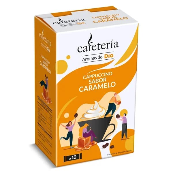 Café soluble cappuccino sabor caramelo Cafetería de Dia caja 125 g - 0.12 kg - Imagen del producto en Findit