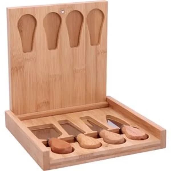 Set Tabla y Cuchillos BIDASOA - 1 ud - Imagen del producto en Findit