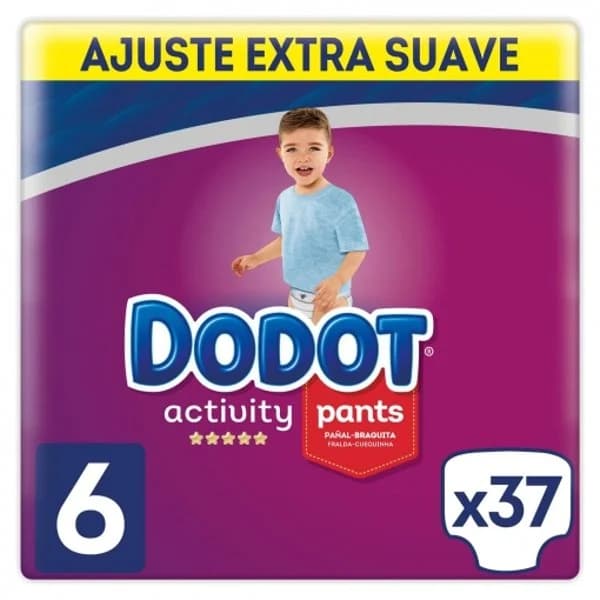 Pants Dodot Activity T6 (14-19 kg) 35 ud. - 3.07 ud - Imagen del producto en Findit