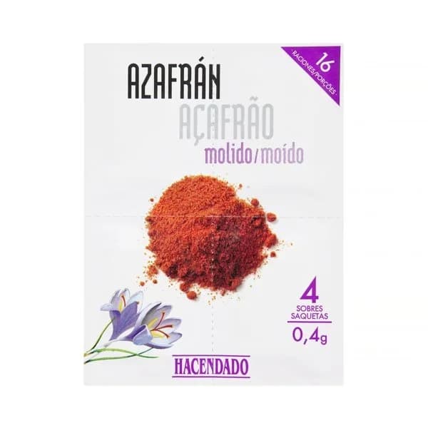 Azafrán molido Hacendado - 0 kg - Imagen del producto en Findit